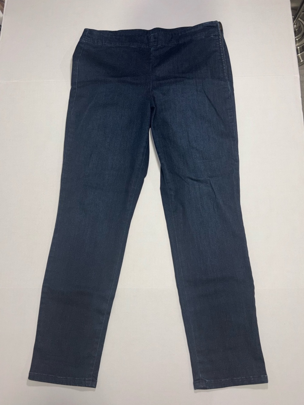 Talbots Heritage Ankle Jeans Women’s 12 Slim Fit Dark Wash Stretch Denim